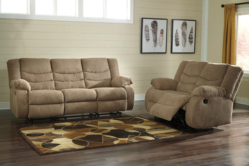 Tulen Mocha Reclining Living Room Set - Lara Furniture