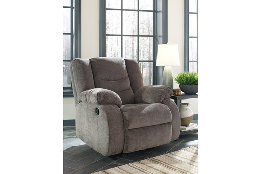 Tulen Gray Recliner - Lara Furniture
