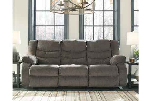 Tulen Gray Reclining Sofa - Lara Furniture