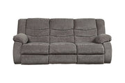 Tulen Gray Reclining Sofa - Lara FurnitureReclining Sofa