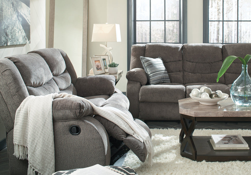 Tulen Gray Reclining Living Room Set - Lara Furniture