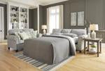 Alandari Gray Queen Sofa Sleeper - Lara Furniture