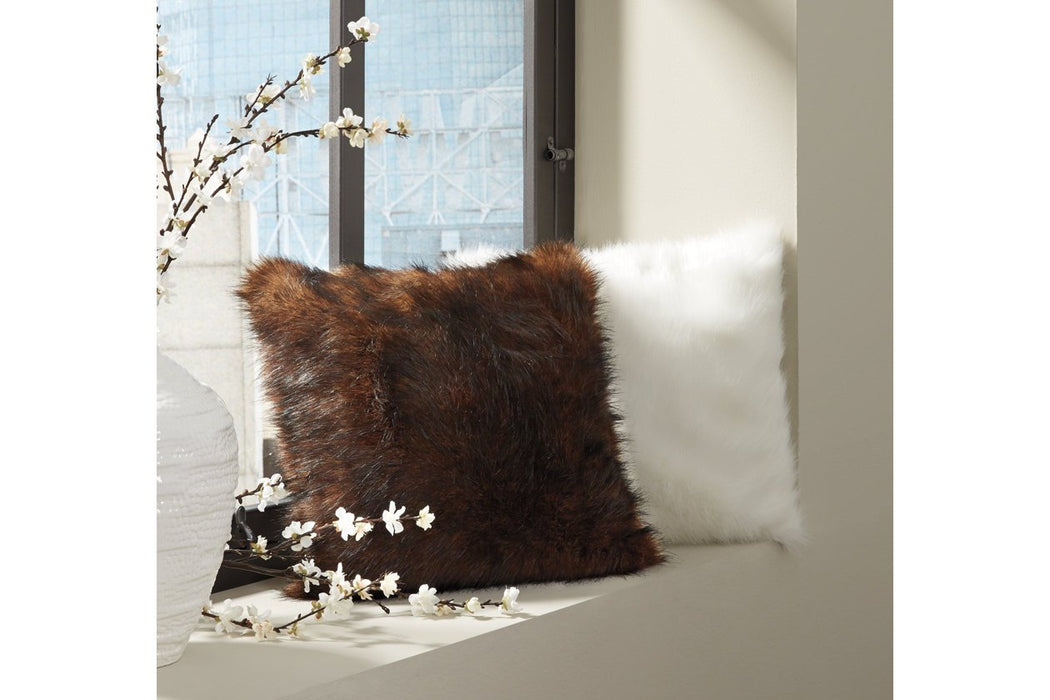 Himena White Pillow (Set of 4) - Lara Furniture