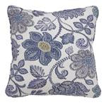 Miriam Blue/Cream Pillow (Set of 4) - Lara Furniture