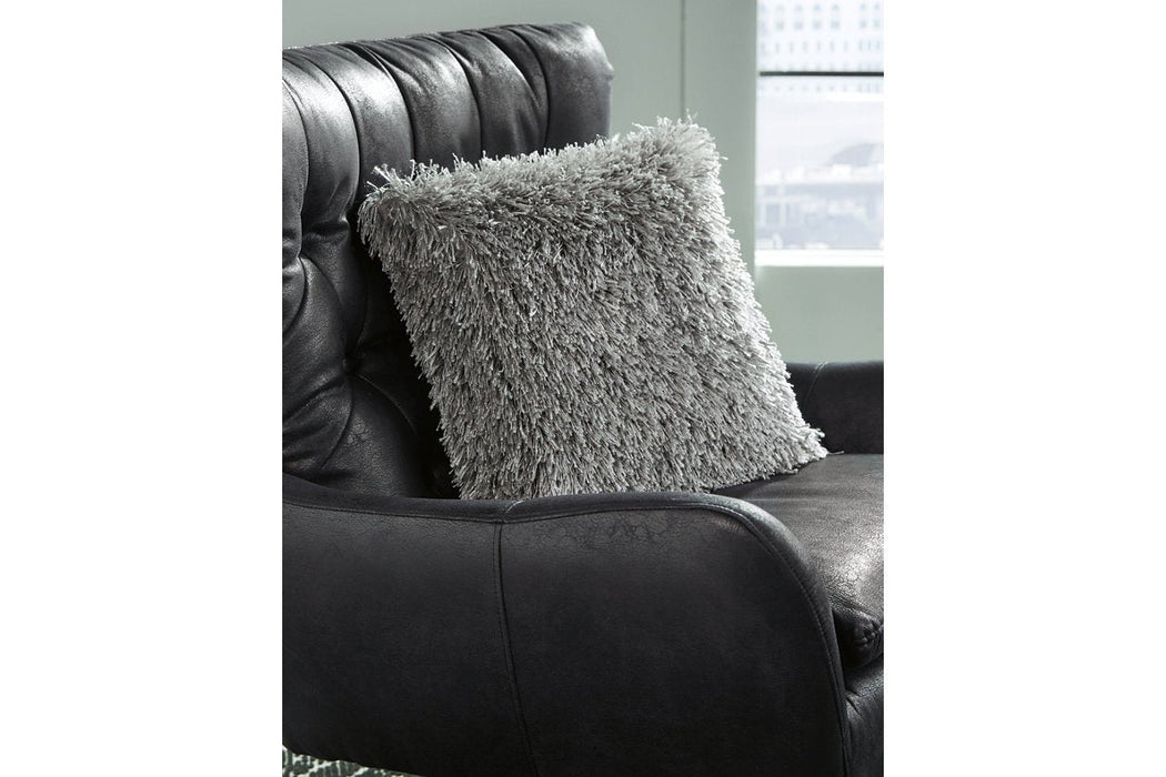 Jasmen Gray Pillow (Set of 4) - Lara Furniture
