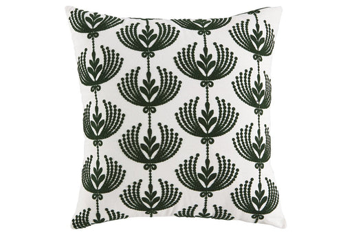 Dowden White/Emerald Pillow (Set of 4) - Lara Furniture