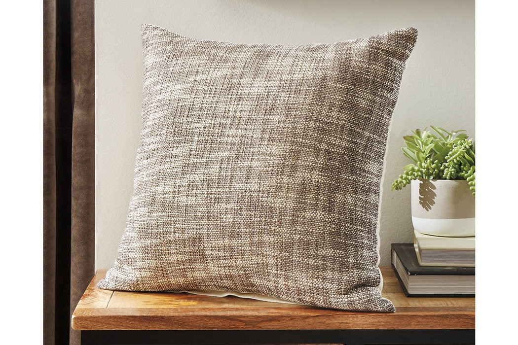 Hullwood Taupe Pillow (Set of 4) - Lara Furniture