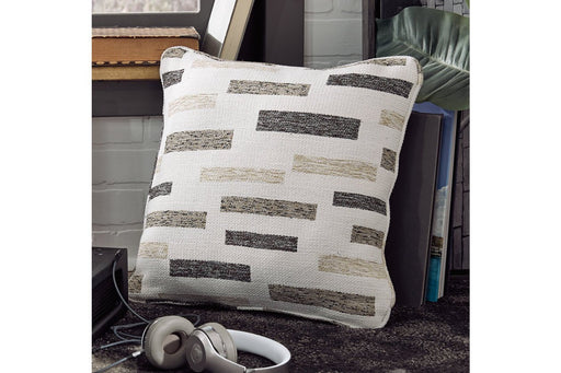 Crockett Black/Taupe/Cream Pillow (Set of 4) - Lara Furniture