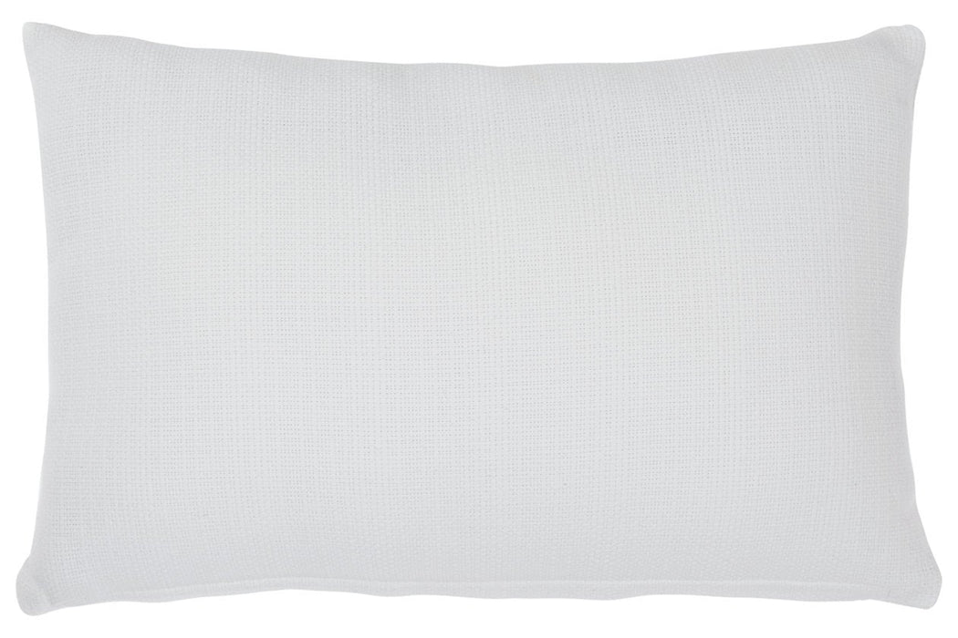 Forever White/Gray Pillow (Set of 4) - Lara Furniture
