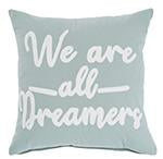 Dreamers Light Green/White Pillow (Set of 4) - Lara Furniture