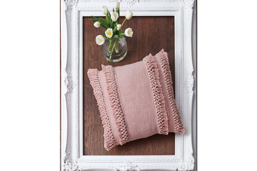 Janah Blush Pink Pillow (Set of 4) - Lara Furniture