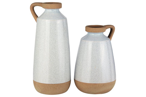 Tilbury Cream Vase (Set of 2) - Lara Furniture