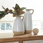 Tilbury Cream Vase (Set of 2) - Lara Furniture