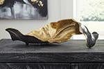 Melinda Black/Gold Finish Sculpture - Lara Furniture