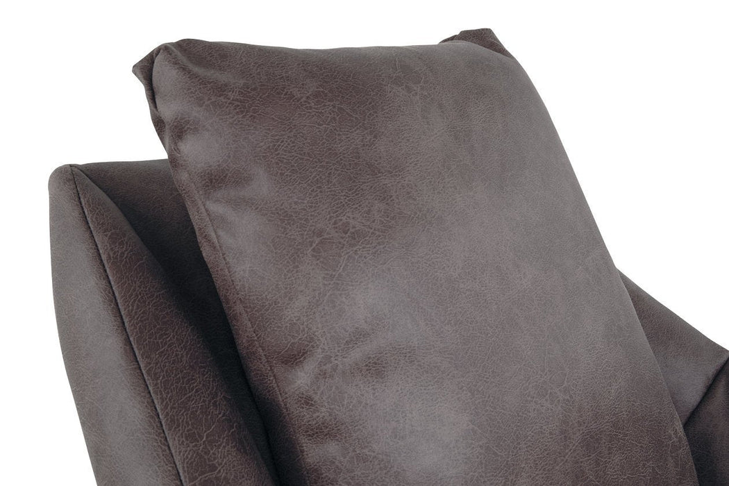 Crosshaven Dark Gray Accent Chair - Lara Furniture