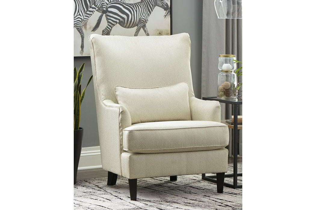 Paseo Ivory Accent Chair - Lara Furniture