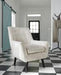 Zossen Ivory Accent Chair - Lara Furniture
