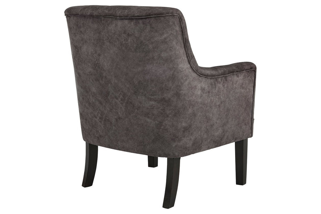 Drakelle Charcoal Gray Accent Chair - Lara Furniture