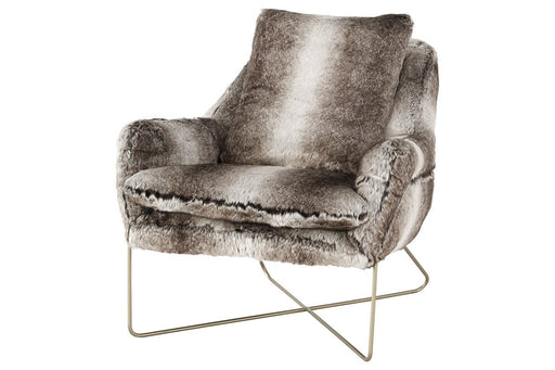 Wildau Gray Accent Chair - Lara Furniture