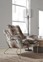Wildau Gray Accent Chair - Lara Furniture