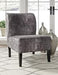 Triptis Charcoal Accent Chair - Lara Furniture