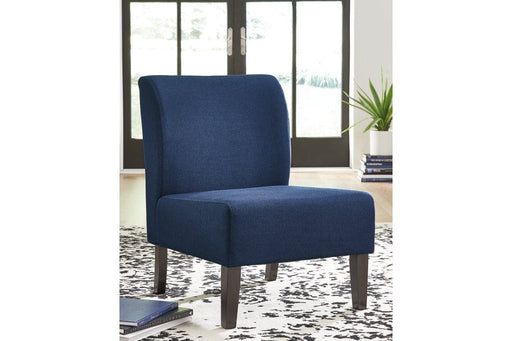 Triptis Navy Accent Chair - Lara Furniture