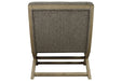 Sidewinder Taupe Accent Chair - Lara Furniture