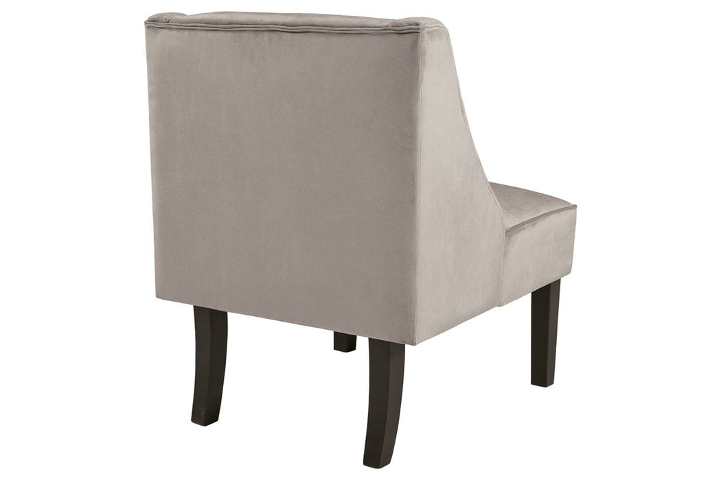 Janesley Taupe Accent Chair - Lara Furniture