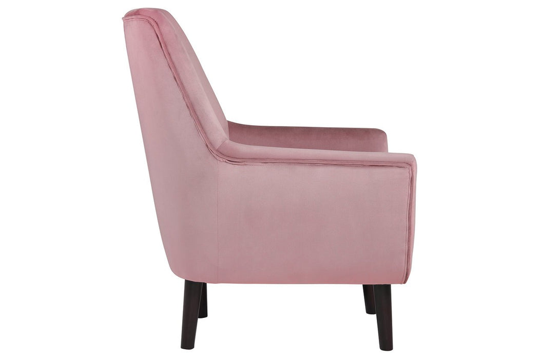 Zossen Pink Accent Chair - Lara Furniture