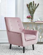 Zossen Pink Accent Chair - Lara Furniture