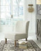Triptis Cream/Blue Accent Chair - Lara Furniture