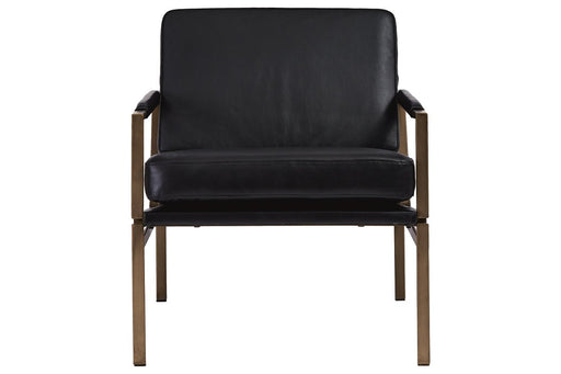 Puckman Black Accent Chair - Lara Furniture