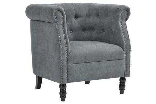 Jacquelyne Slate Blue Accent Chair - Lara Furniture