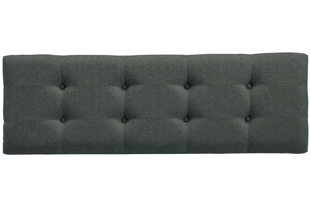 Ashlock Charcoal/Brown Accent Bench - Lara Furniture