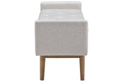 Briarson Beige/Brown Storage Bench - Lara FurnitureAccent Bench