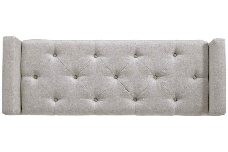 Briarson Beige/Brown Storage Bench - Lara FurnitureAccent Bench