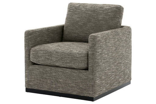 Grona Earth Swivel Accent Chair - Lara Furniture