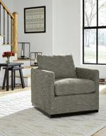 Grona Earth Swivel Accent Chair - Lara Furniture