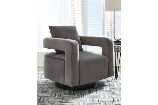 Alcoma Otter Swivel Accent Chair - Lara Furniture