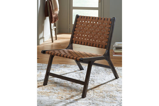 Fayme Camel Accent Chair - Lara Furniture