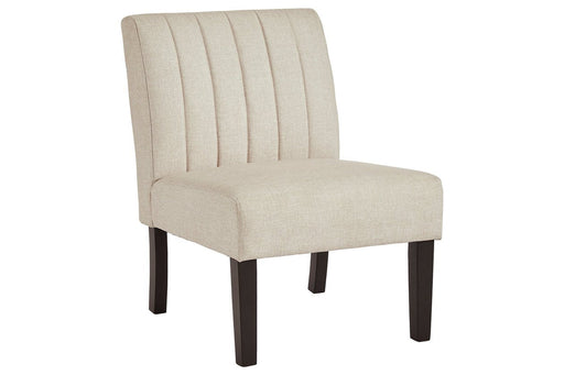 Hughleigh Beige Accent Chair - Lara Furniture