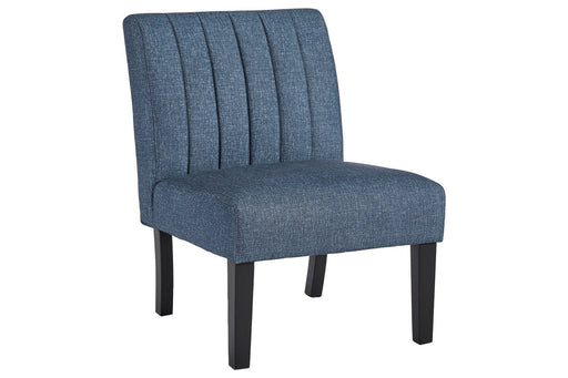 Hughleigh Navy Accent Chair - Lara Furniture
