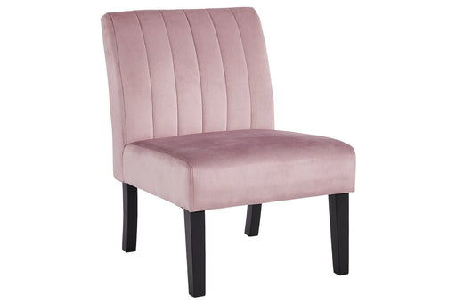 Hughleigh Pink Accent Chair - Lara Furniture