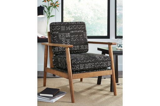 Bevyn Charcoal Accent Chair - Lara Furniture