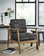 Bevyn Charcoal Accent Chair - Lara Furniture