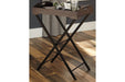 Cadocridge Gray/Black Accent Table - Lara Furniture