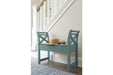 Heron Ridge Blue Accent Bench - Lara Furniture