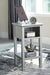 Marnville Silver Finish Accent Table - Lara Furniture