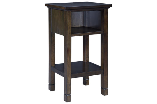 Marnville Dark Brown Accent Table - Lara Furniture