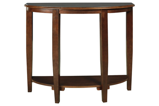 Altonwood Brown Sofa/Console Table - Lara Furniture